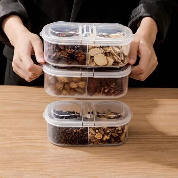 2 Way Transparent Food Container